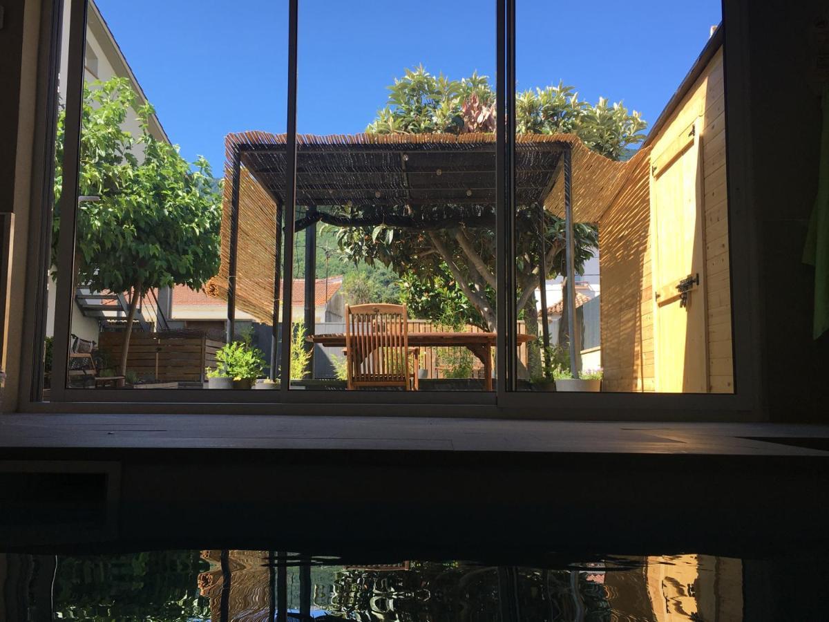 Can Musiquem Amb Piscina Les Planes d'Hostoles Buitenkant foto